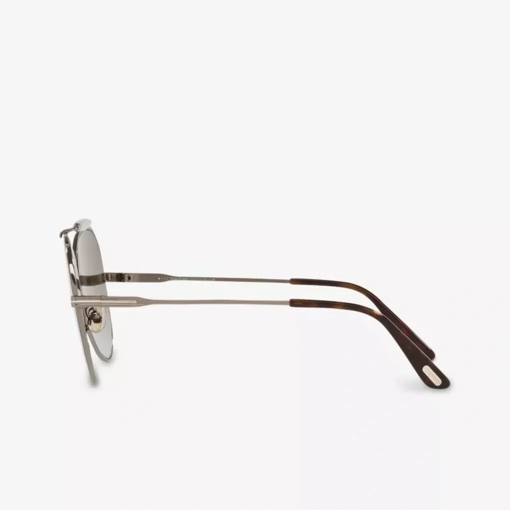 💯- New Authentic TOM FORD FT0818 pilot-frame metal sunglasses